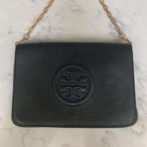 Authentic Soft Leather Tory Burch shoulder bag